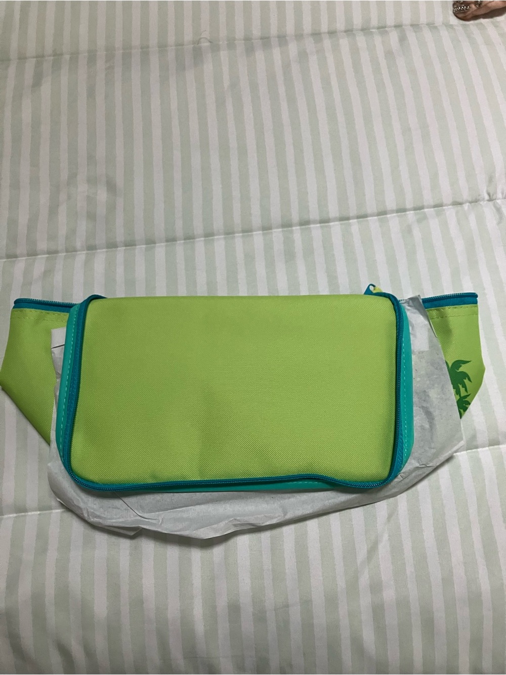 Trader Joe's Lime Green Mini Insulated Bag - Picture 3 of 4